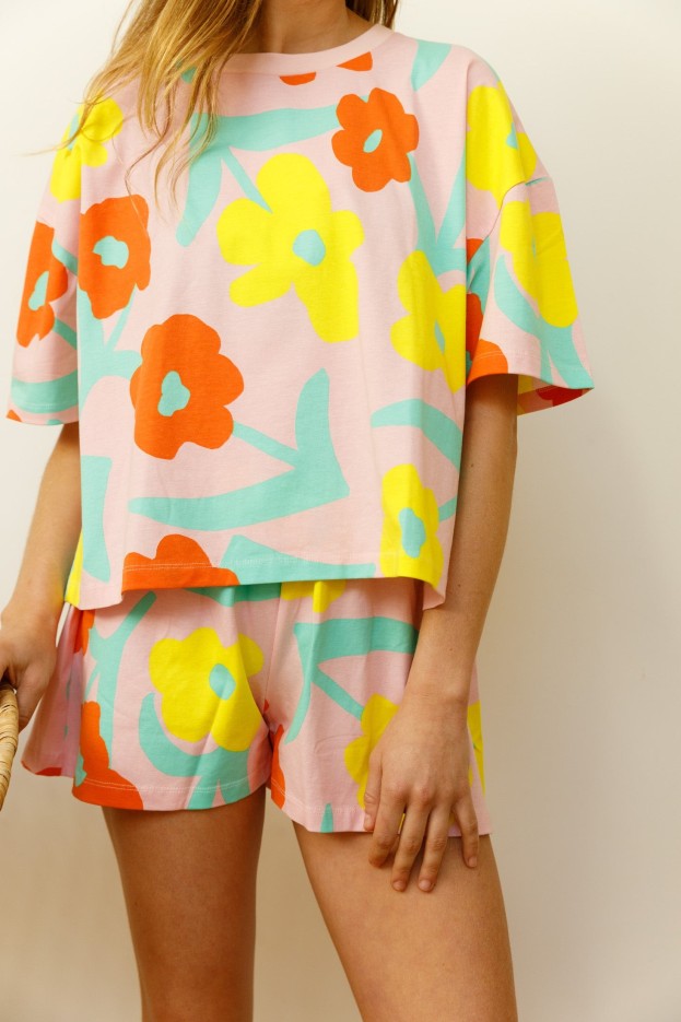 Pyjama Short En Coton Lorea