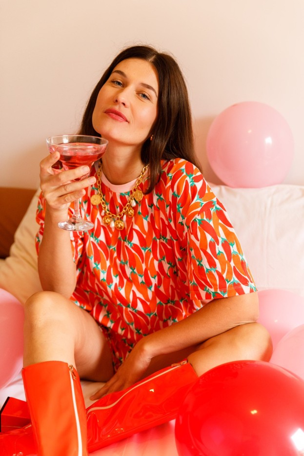 Pyjama Short En Coton Pimientos