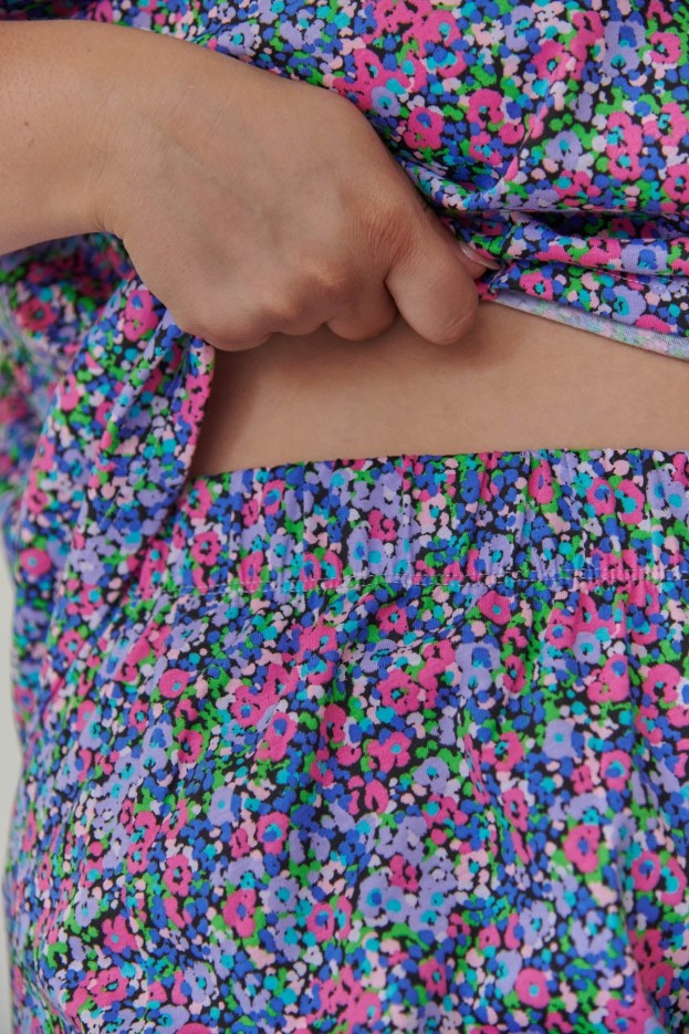 Pyjama Long Coton Conffetis Violet