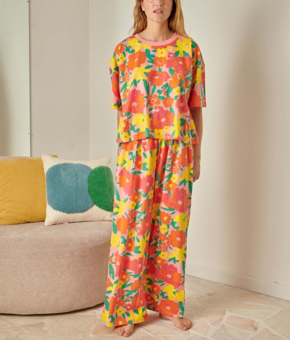 Pyjama Long Coton Allamanda...