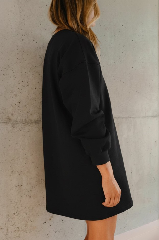 Robe Sweat Coton Bio Noir