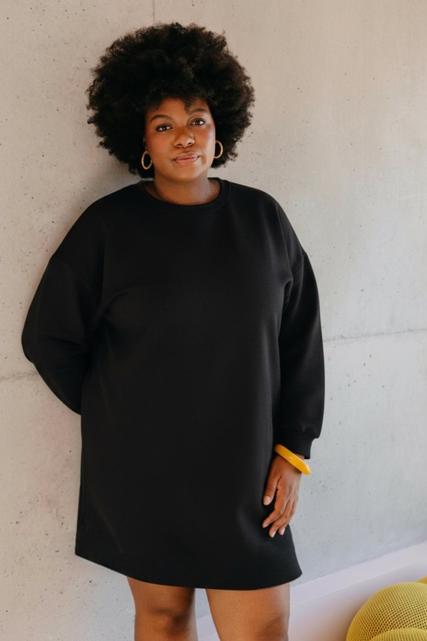Robe Sweat Coton Bio Noir