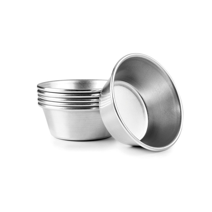 Set de 6 moules pastel de nata en aluminium