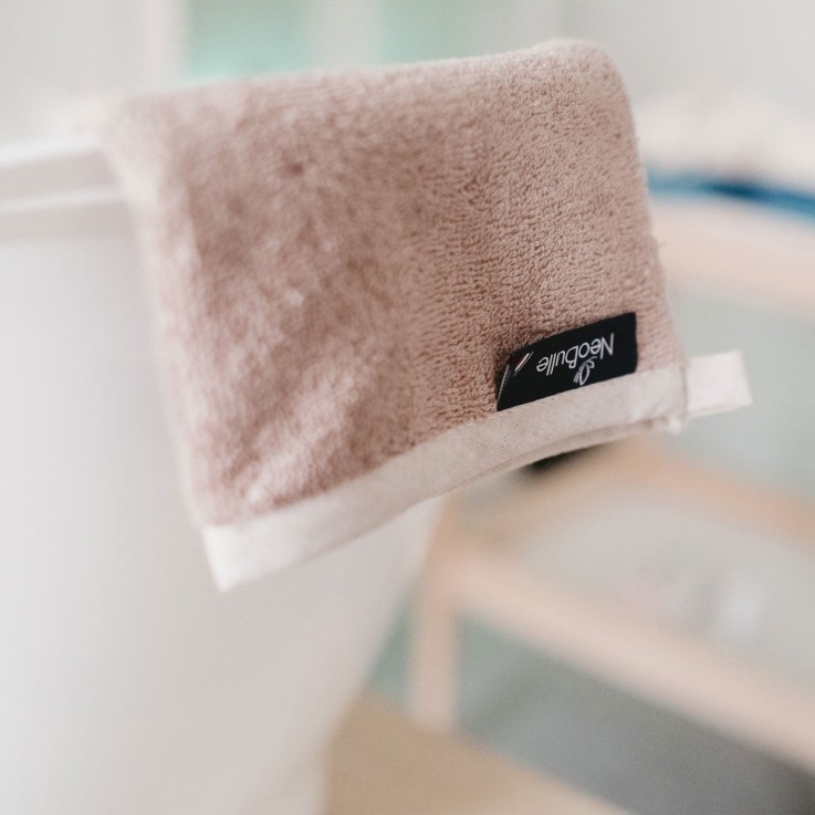 Lot de 3 gants de toilette reversibles