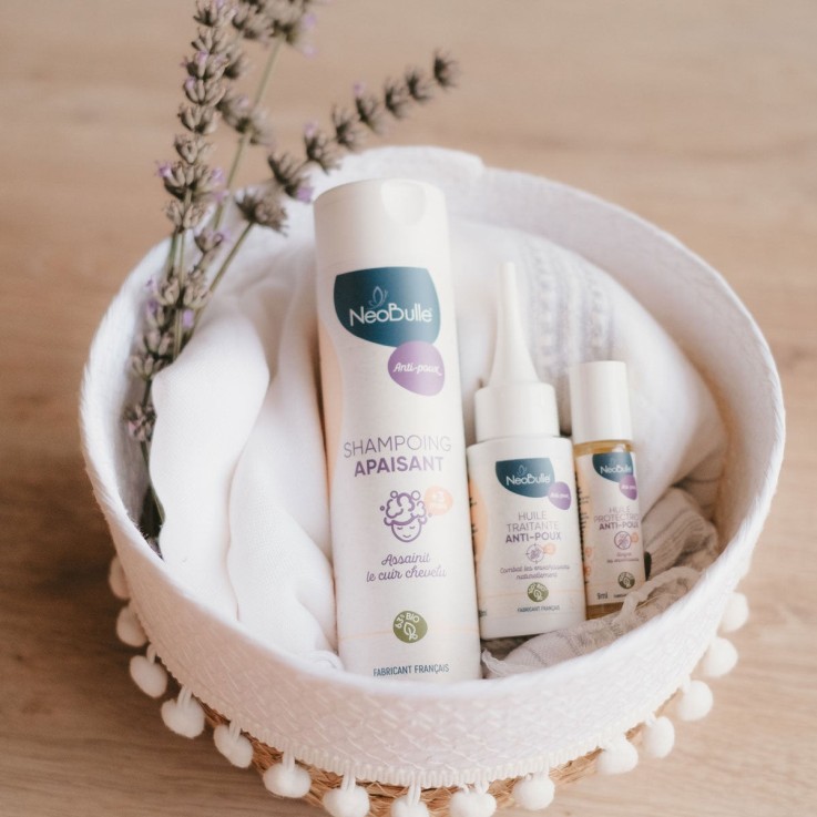 Shampoing Anti Poux Apaisant Bio (200 ml)