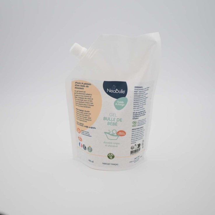 Gel Bulle de Bébé Bio (400 ml éco-recharge)