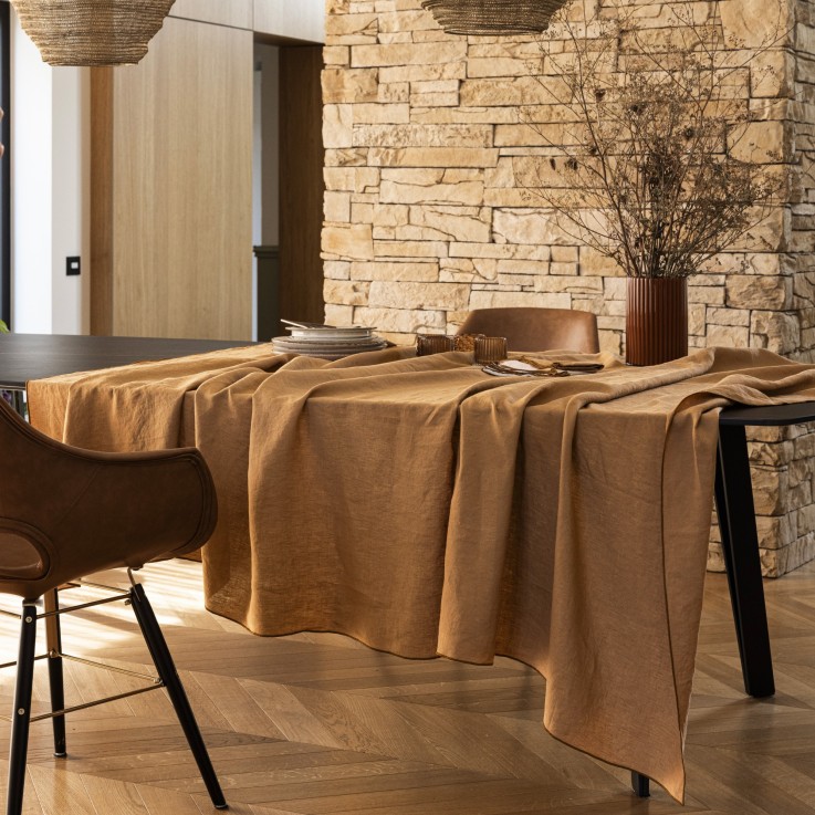Nappe en lin lavé