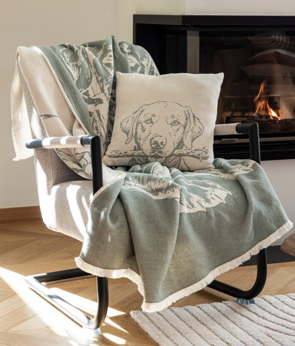 Plaid Jacquard coton