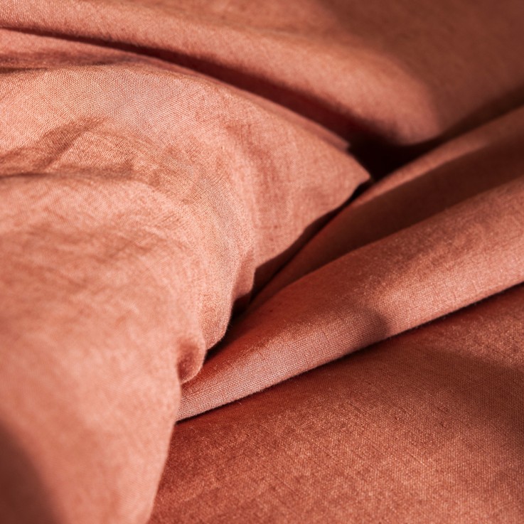 Housse de couette en lin lavé