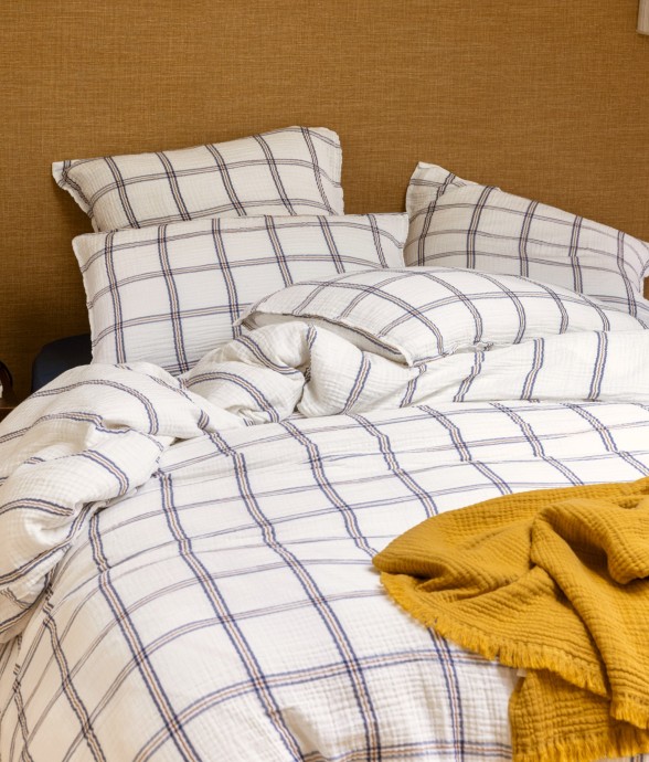 Housse de couette tissée...