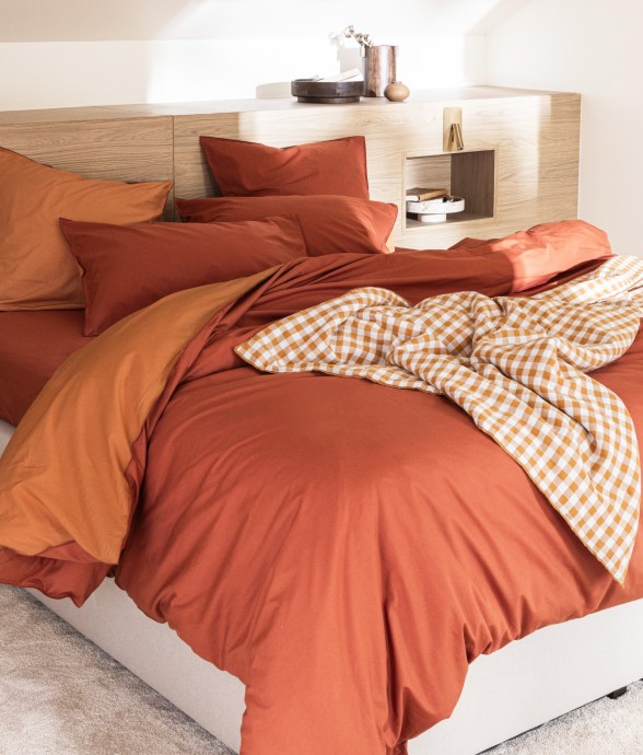 Housse de couette bicolore...