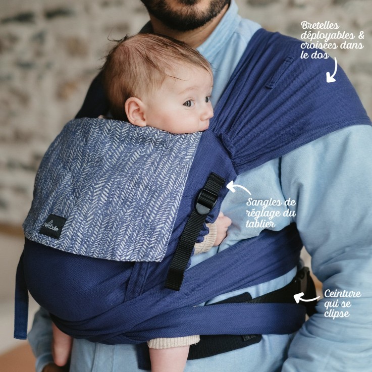 Porte-bébé P'tit Evo Coton Bio
