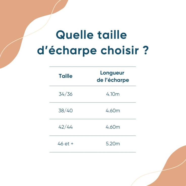 Écharpe de portage Sergé Brisé Coton Bio