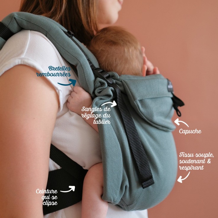 Porte-bébé Néo préformé Coton Biologique