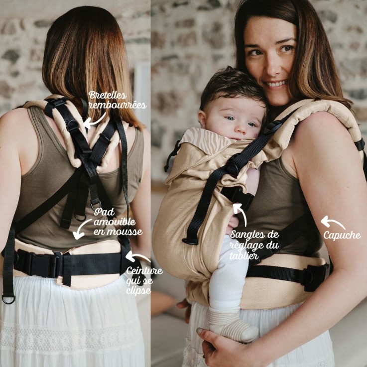 Porte-bébé Néo Plus Version 2 Coton Bio