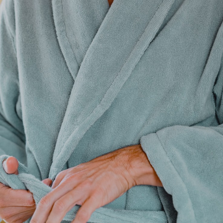 Peignoir col châle Coton Bio