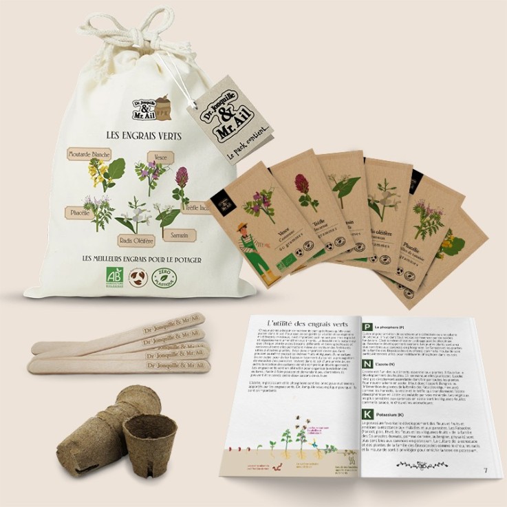 Kit de graines bio - Les engrais vert