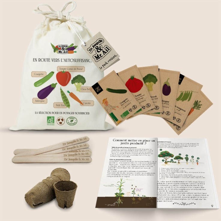 Kit de graines bio - En route vers l'autosuffisance