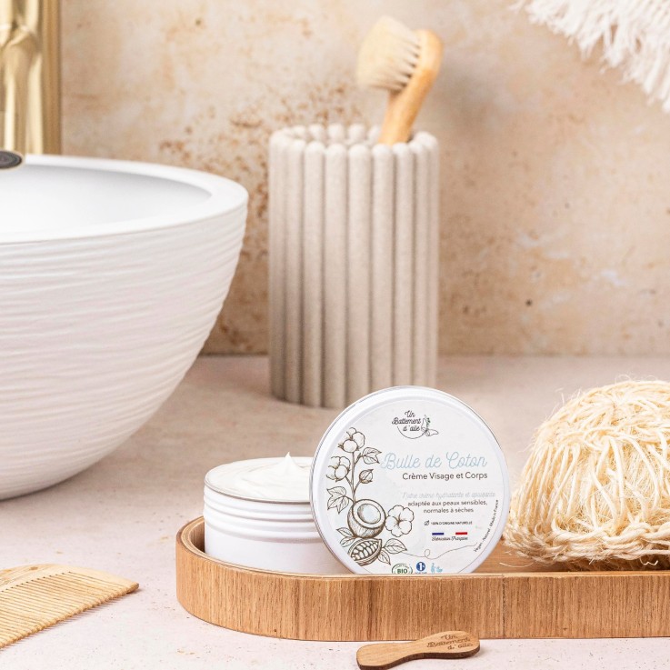 Crème visage & corps Bulle de Coton Bio