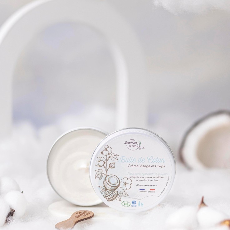 Crème visage & corps Bulle de Coton Bio
