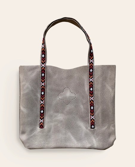 Sac en cuir Tenere sable