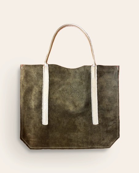 Sac en cuir Lora vert
