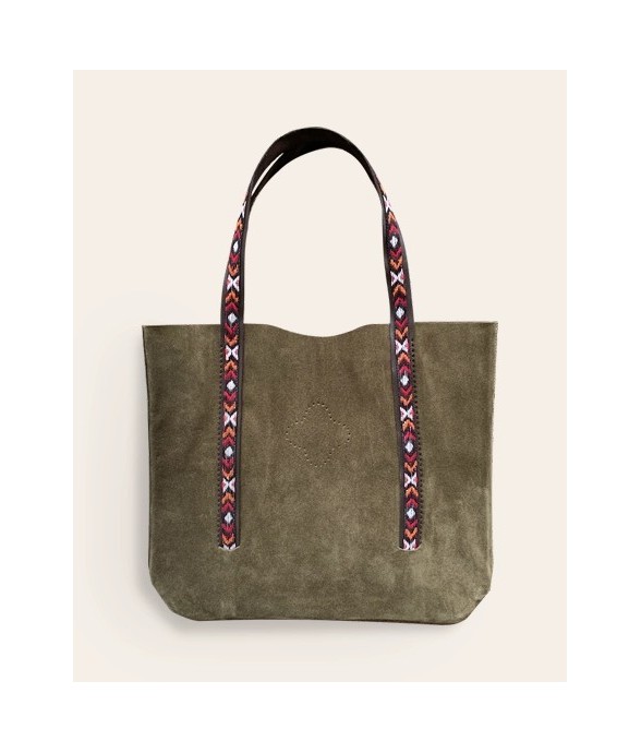 Sac en cuir Tenere vert