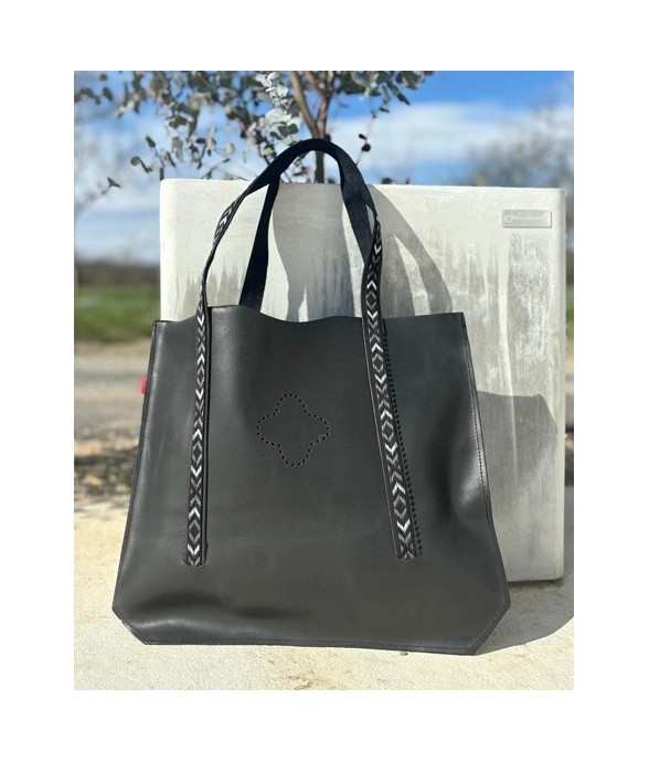 Sac en cuir Tenere vert