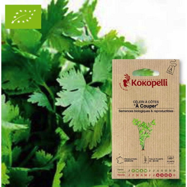 Graines bio à semer - Céleri à Côtes À Couper