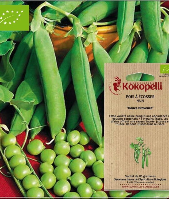 Graines bio à semer - Pois...