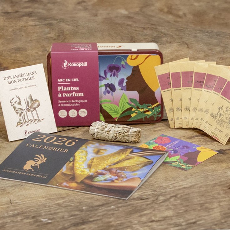 Mélange de graines Arc en ciel bio - Plantes à parfum- Graines bio à semer