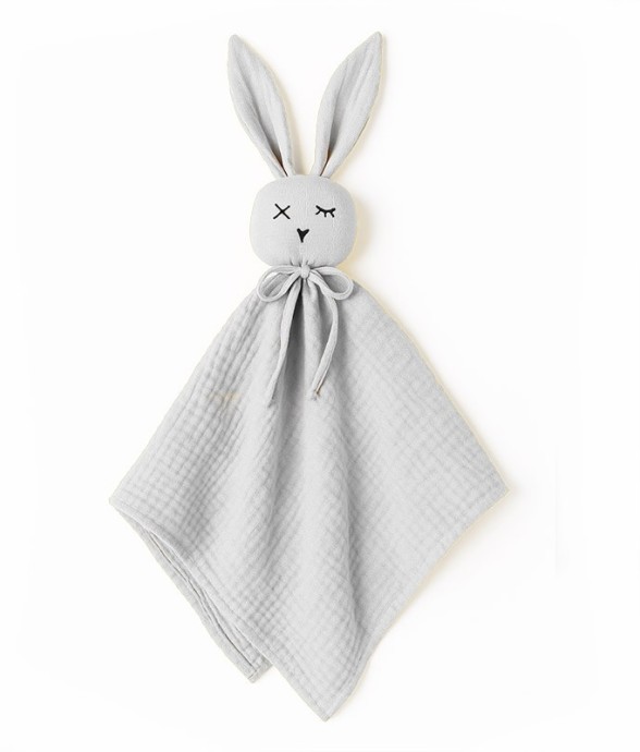 Doudou Lange Blanc en Coton...