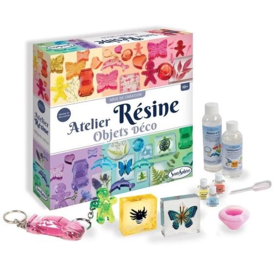 Atelier de résine : objets déco