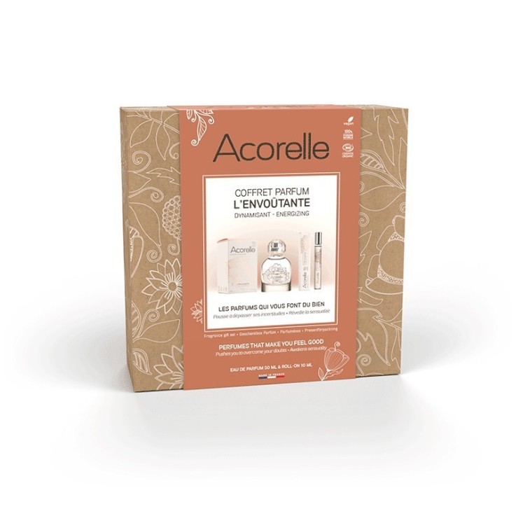 Coffret eau de parfum L'envoûtante certifiée bio (50ml & 10ml)