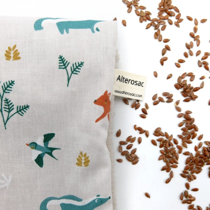 Bouillotte nourrisson aux graines de Lin