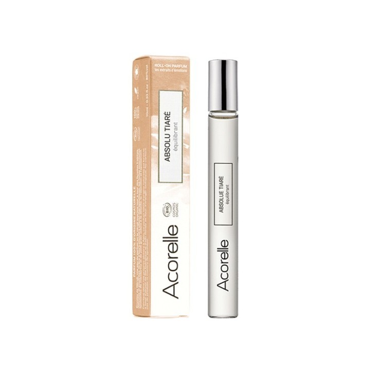 Eau de parfum roll-on Absolu Tiaré certifiée bio (10ml)