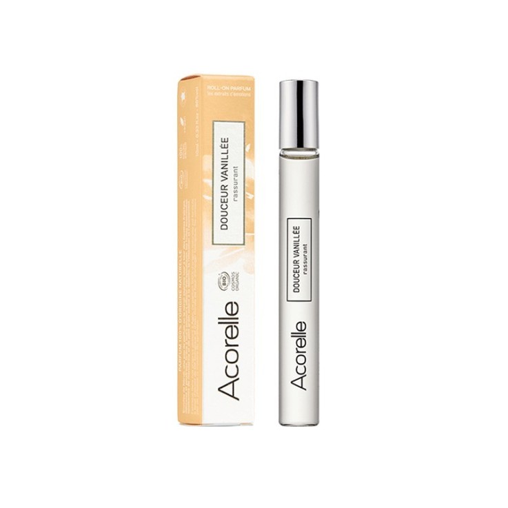 Eau de parfum roll-on Douceur Vanillée certifiée bio (10ml)