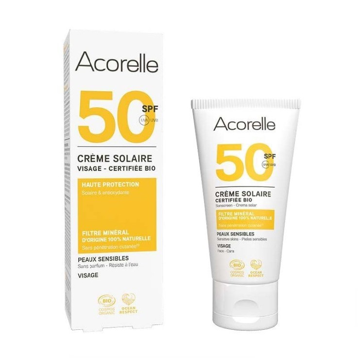 Crème Solaire Visage SPF50