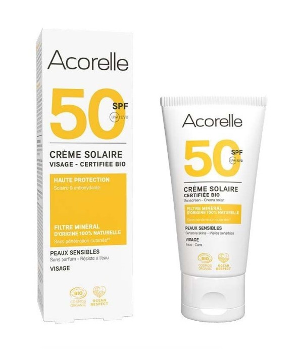 Crème Solaire Visage SPF50
