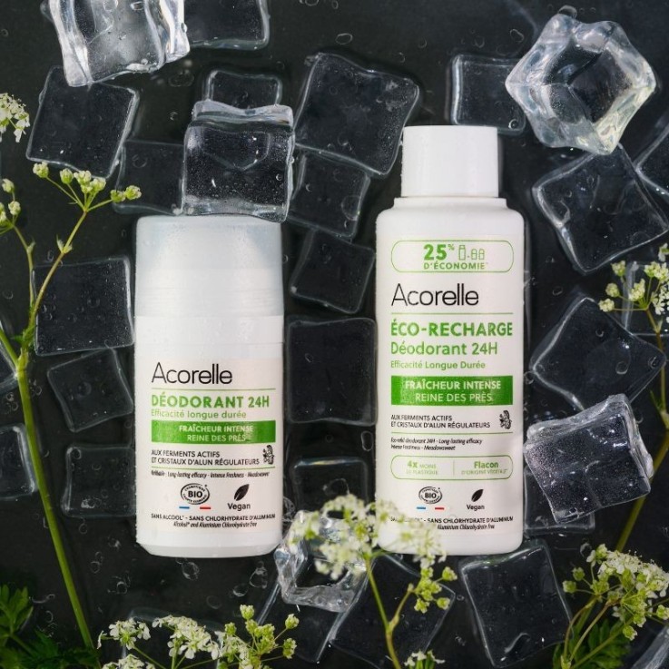 Déodorant roll-on 24h fraîcheur intense certifié bio (50ml)