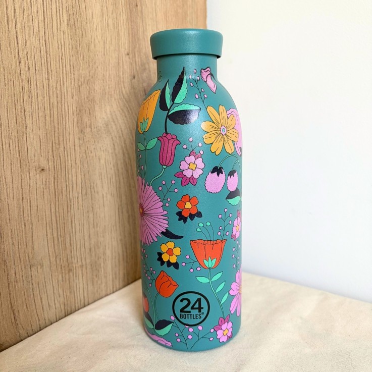 Gourde CLIMA isotherme 500ml - Bloom Bloom Green | 24 Bottles