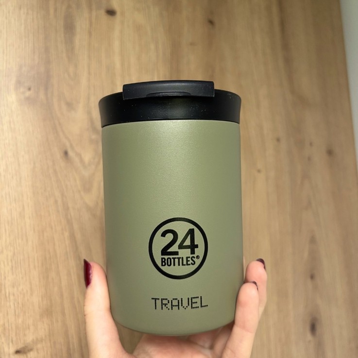 Mug TRAVEL TUMBLER isotherme 350 ml - STONE | 24 Bottles
