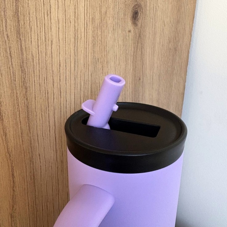 Straw cup isotherme avec poignée Erica 800 ml - 24 BOTTLES