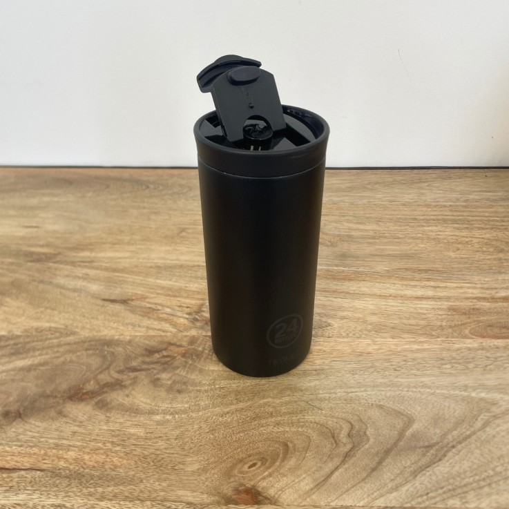 Mug TRAVEL isotherme 600 ml - Stone Tuxedo black | 24 Bottles