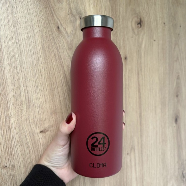 Gourde CLIMA isotherme 500ml - Country Red | 24 Bottles