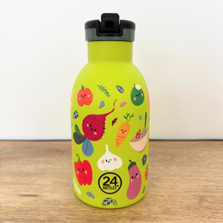 Gourde KIDS 330 ml – Veggie Friends | 24 Bottles