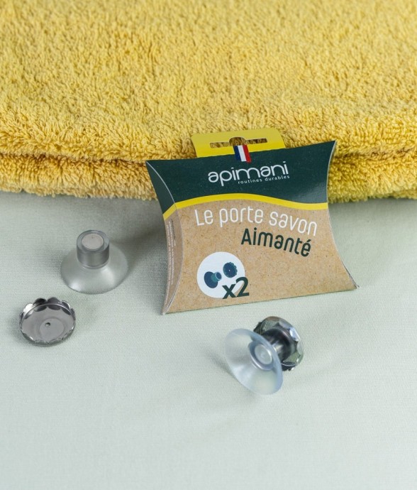 Porte-savon aimanté x2