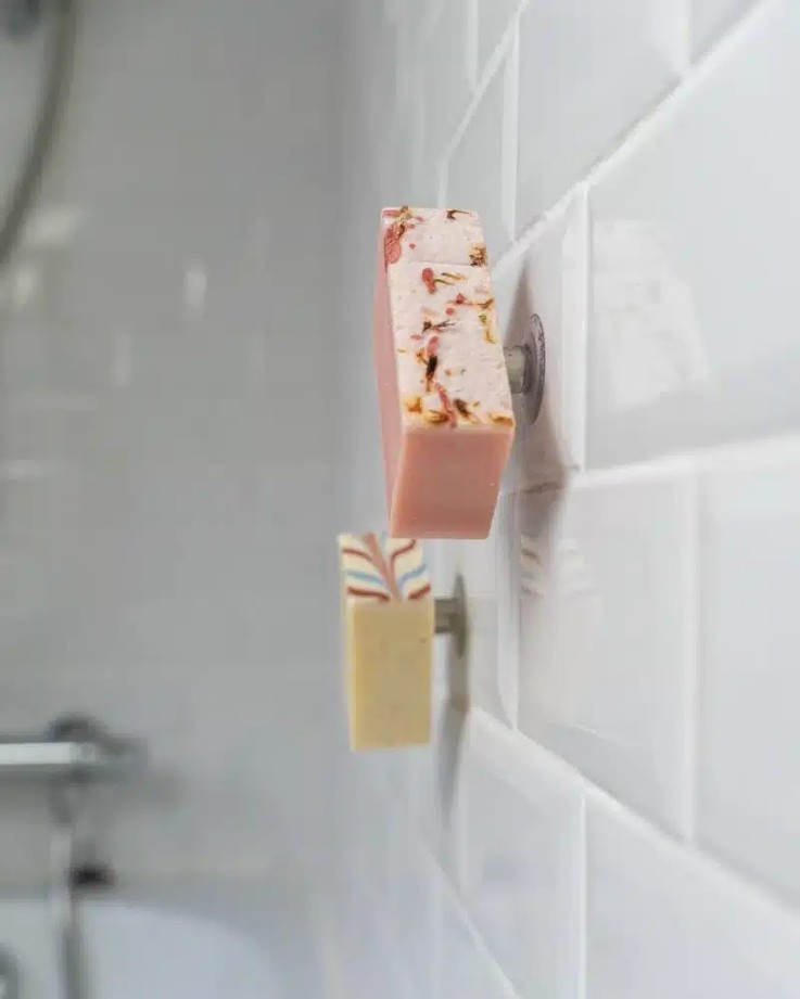 Porte-savon aimanté x2