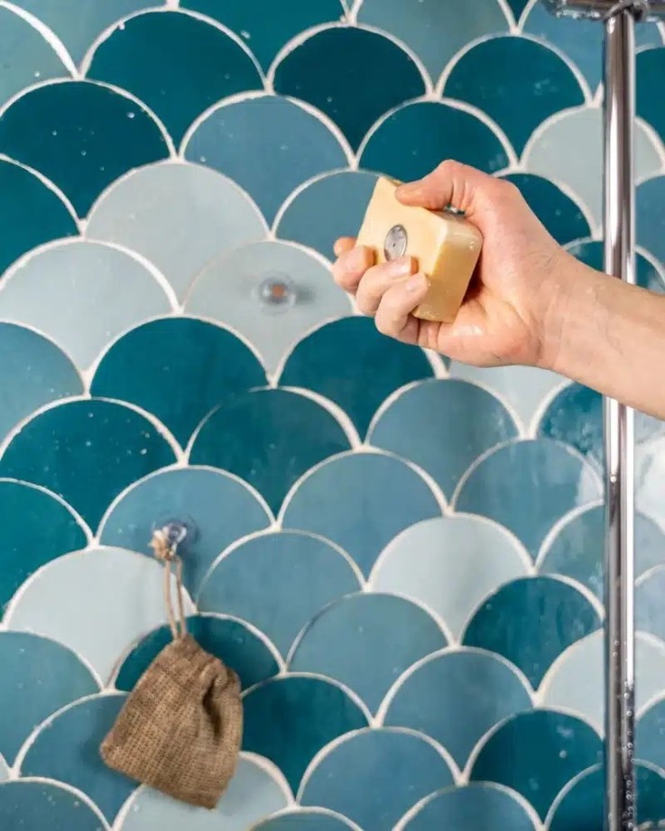 Porte-savon aimanté x2