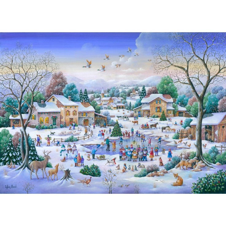 Puzzle 1000 pièces La chorale de Noël